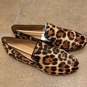 Brand new J Crew calf hair loafers size 9. New with box.